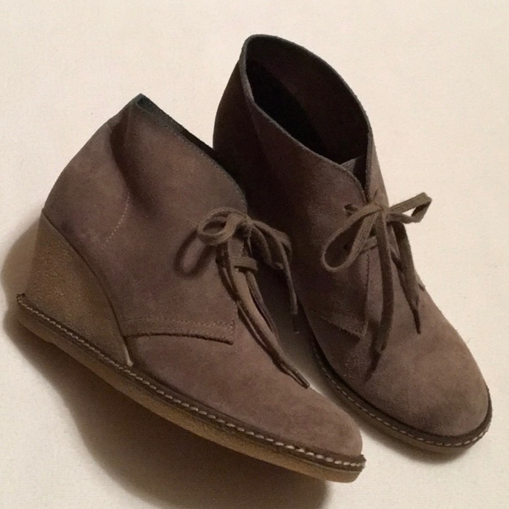 J. Crew Macalister Wedge Ankle Boots sz 8